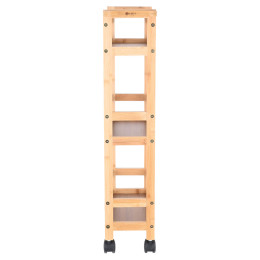 Estia Τρολευ Οργανωσης Βαμβοο Essentials 3 Επιπεδων 36x15x74cm