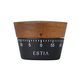 Estia Χρονομετρο Κουζινας Allure Αναλογικο 60 Λεπτων Μαυρο