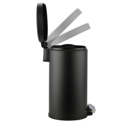 Estia Χαρτοδοχειο Μπανιου Ovoid Soft Close 6lt Μαυρο