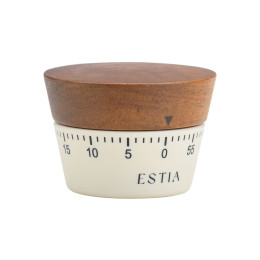 Estia Χρονομετρο Κουζινας Allure Αναλογικο 60 Λεπτων Ivory