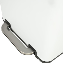 Estia Χαρτοδοχειο Μπανιου Cubic Soft Close 6lt Λευκο