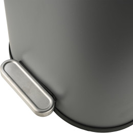 Estia Χαρτοδοχειο Μπανιου Ovoid Soft Close 6lt Γκρι