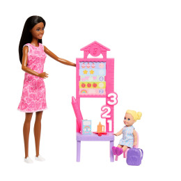 Mattel Barbie: Pack Careers With Kids (6 Designs) – Barbie® Careers Teacher Doll (Jmk17)