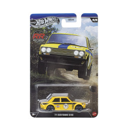 Mattel hot Wheels Silver Series: Rally Racers - '71 Datsun 510 Vehicle (Jkx64)