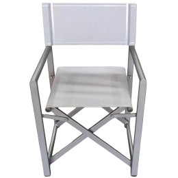 Καρέκλα Σκηνοθέτη ArteLibre TERALLIS Γκρι Ανοιχτό Ύφασμα/Αλουμίνιο 56x48x86cm