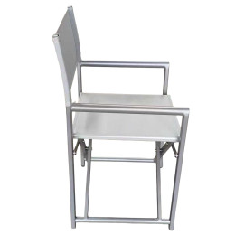 Καρέκλα Σκηνοθέτη ArteLibre TERALLIS Γκρι Ανοιχτό Ύφασμα/Αλουμίνιο 56x48x86cm