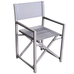 Καρέκλα Σκηνοθέτη ArteLibre TERALLIS Γκρι Σκούρο Ύφασμα/Αλουμίνιο 56x48x86cm