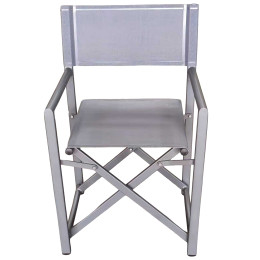 Καρέκλα Σκηνοθέτη ArteLibre TERALLIS Γκρι Σκούρο Ύφασμα/Αλουμίνιο 56x48x86cm