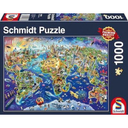 Puzzle Ανακαλυψε τον Κοσμο 2d 1000 Κομματια