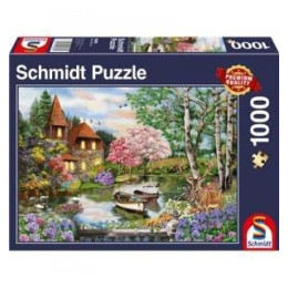 Παζλ 1000 τμχ House on the Lake