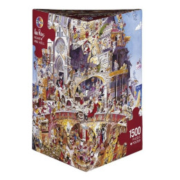 Puzzle Hugo Prades Κολαση & Παραδεισος 1500 Κομματια 2d 1500 Κομματια