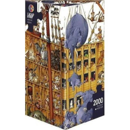 Puzzle Jean-Jacques Loup Κιβωτος του νωε 2000 Κομματια 2d 2000 Κομματια