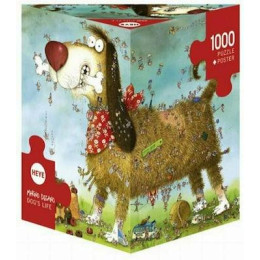 Puzzle Degano: Σκυλισια ζωη 2d 1000 Κομματια