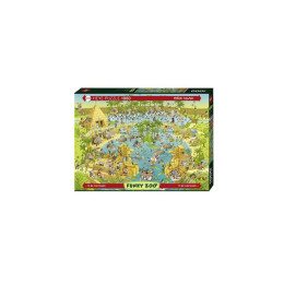 Puzzle Degano Funky zoo 2d 1000 Κομματια