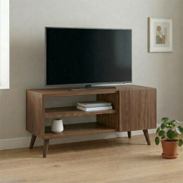 Έπιπλο Τηλεόρασης Parma Megapap Χρώμα Καρυδί 90x30x40εκ.