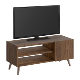 Έπιπλο Τηλεόρασης Parma Megapap Χρώμα Καρυδί 90x30x40εκ.