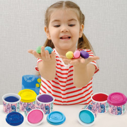 AS Πλαστελίνη Disney Stitch Σακουλάκι Με 10 Βαζάκια Και Καπάκια Καλουπάκια 280gr Για 3+ Χρονών