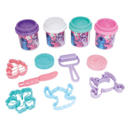 AS Πλαστελίνη Disney Stitch Κουβαδάκι Με 4 Βαζάκια Και 8 Εργαλεία 200g 3+ Χρονών