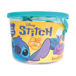 AS Πλαστελίνη Disney Stitch Κουβαδάκι Με 4 Βαζάκια Και 8 Εργαλεία 200g 3+ Χρονών