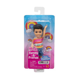 Mattel Barbie: Family & Friends - Club Chelsea Rainbow boy Mini Doll (Jjb36)