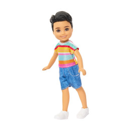 Mattel Barbie: Family & Friends - Club Chelsea Rainbow boy Mini Doll (Jjb36)