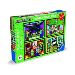 Ravensburger Puzzle: Minecraft (4x100 Pcs) (12004290)