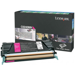 Toner Lexmark C5240MH Yellow 5000Pgs (C5240MH)