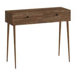 Κονσόλα Alis Megapap Χρώμα Καρυδί 110x29x88εκ.