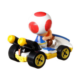 Mattel hot Wheels: Mario Kart - Toad Standard Kart die-Cast (Gjh63)