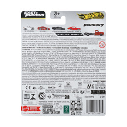 Mattel hot Wheels Premium: Fast & Furious – 1967 Chevy Custom Personnalise c-10 Vehicle (Jhw61)