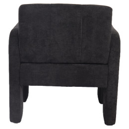 Πολυθρόνα ArteLibre VELORA Γκρι Σκούρο Ύφασμα/Ξύλο 75x68x69cm