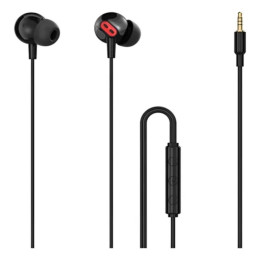 Vention Echo Lite 3.5mm in-ear Wired Headphones 1.2m Black (Gbabav) (Vengbabav)
