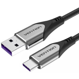 Vention usb-c to usb 2.0-a Fast Charging Cable 1m Gray Aluminum Alloy Type (Cofhf) (Vencofhf)