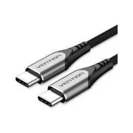 Vention usb 2.0 c Male to c Male 5a Cable 1m Gray Flexible pvc Type (Trwhf) (Ventrwhf)