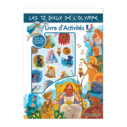Οι 12 Θεοί του Ολύμπου - Βιβλίο Δραστηριοτήτων με Puffy Αυτοκόλλητα (Γαλλικά)