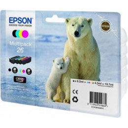 Ink Epson T261640 Multipack 4 ink Polar Bear
