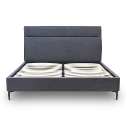 Κρεβάτι Marvel Megapap Υφασμάτινο Χρώμα Ανθρακί 160x200εκ.