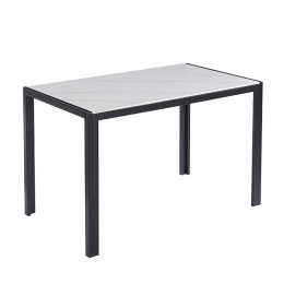 EVELYN CERAMIC WHITE MARBLE 120Χ70Χ75εκ. ΤΡΑΠΕΖΙ