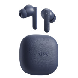 Qcy Buds sky Blue - Noise Reduction Clear Calls tws Earbuds 35h, 10mm Dynamic Drivers