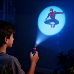 AS Mini Projector Spiderman Για 3+ Ετών