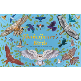 Shakespeares Birds a 1000-Piece Circular Jigsaw Puzzle for Adults, Premium Quality, Beautiful Desig