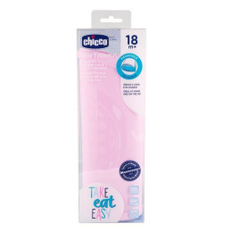 Chicco Σουπλά Σιλικόνης Ροζ Για 18+ Μηνών