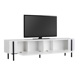 Έπιπλο Τηλεόρασης Nexus Megapap Χρώμα Λευκό 180x30x45,5εκ.