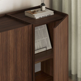 Μπουφές Dorma Megapap Χρώμα Καρυδί 180x45x80,2εκ.