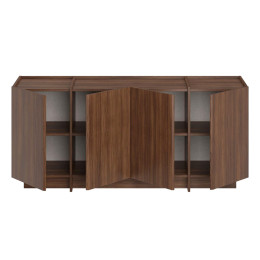 Μπουφές Dorma Megapap Χρώμα Καρυδί 180x45x80,2εκ.