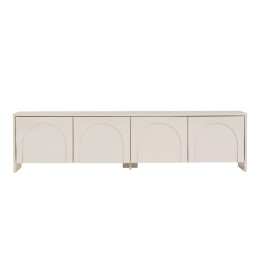Έπιπλο Τηλεόρασης Aurelia Megapap Χρώμα Κρεμ 180x32x45εκ.