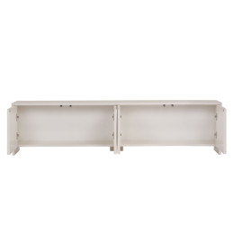 Έπιπλο Τηλεόρασης Aurelia Megapap Χρώμα Κρεμ 180x32x45εκ.