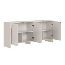 Μπουφές Aurelia Megapap Χρώμα Κρεμ 180x45x80εκ.