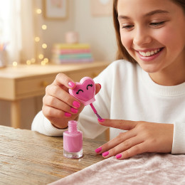 HappiHobbi Βερνίκι Νυχιών Sparkle Love σε 4 Σχέδια για 6+ Ετών