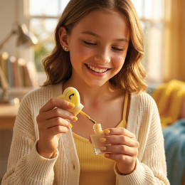 HappiHobbi Βερνίκι Νυχιών Sparkle Love σε 4 Σχέδια για 6+ Ετών